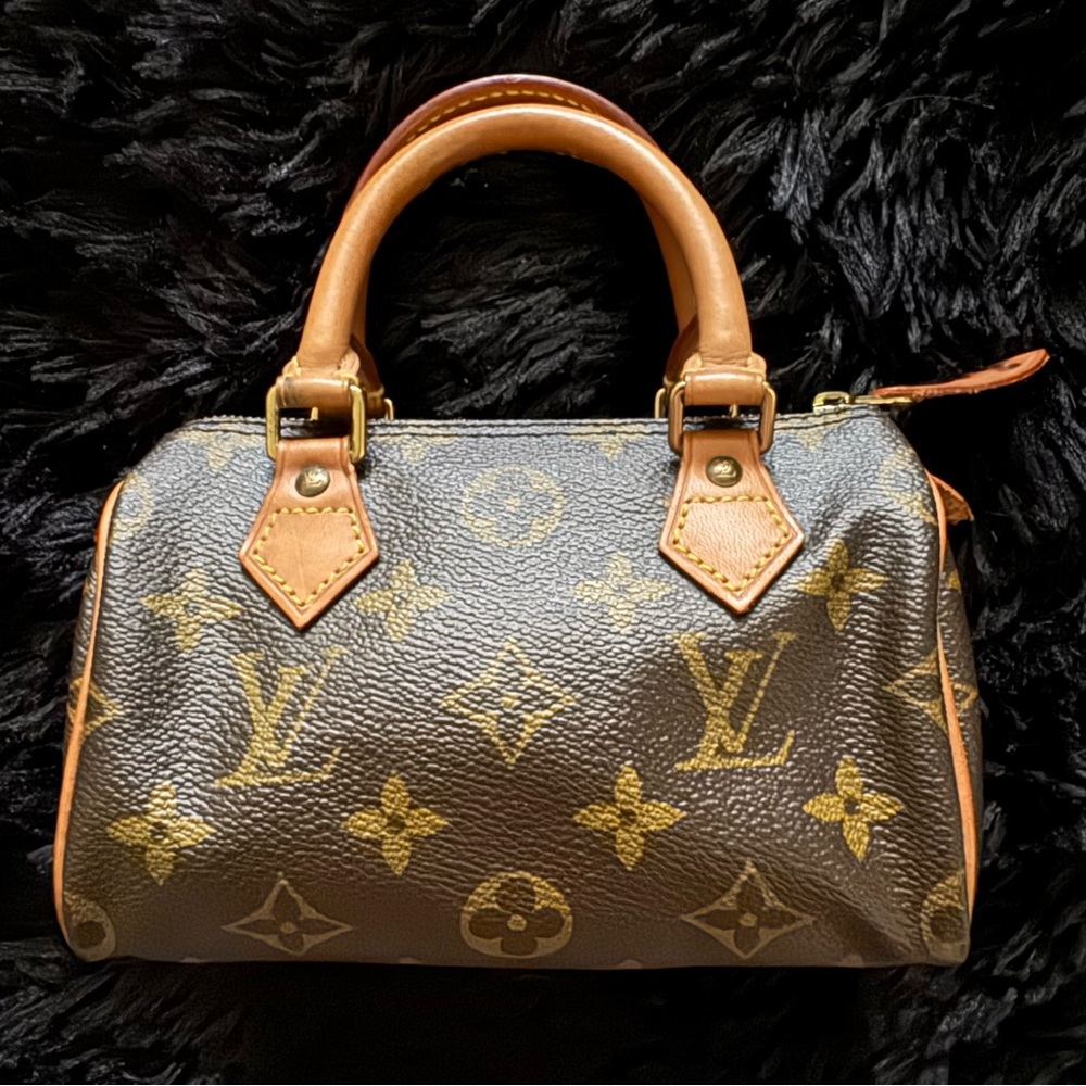 Vintage 1996 Louis Vuitton Monogram Mini HL Speedy